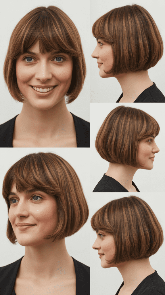 Classic A-Line with Piece-y Bangs