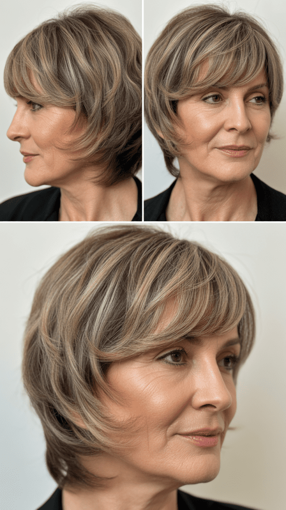 Layered Fringe Bangs