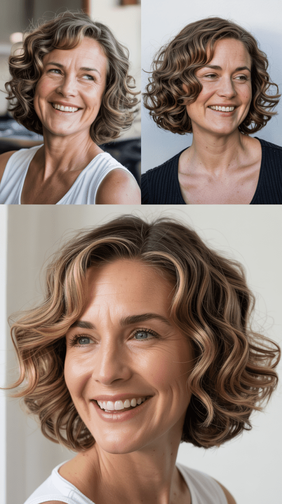 Jaw-Length Wavy Bob