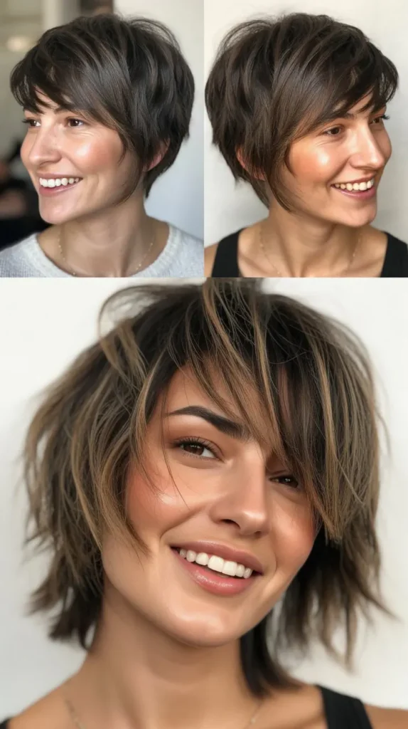 Edgy Choppy Layers with Asymmetry