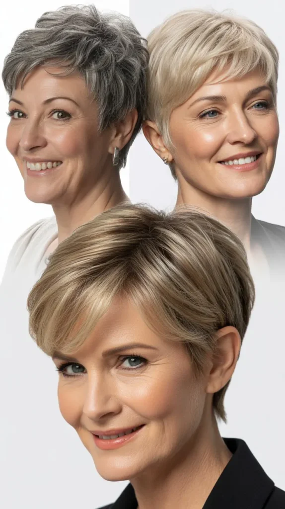 Sophisticated Pixie Cuts