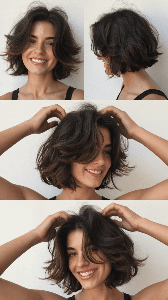 Tousled Long Bob