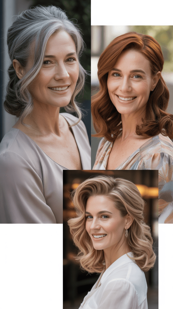 Half-Up Half-Down with Loose Tendrils