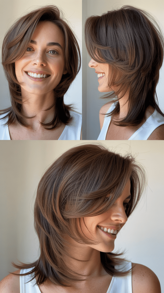 Razor-Cut Long Bob