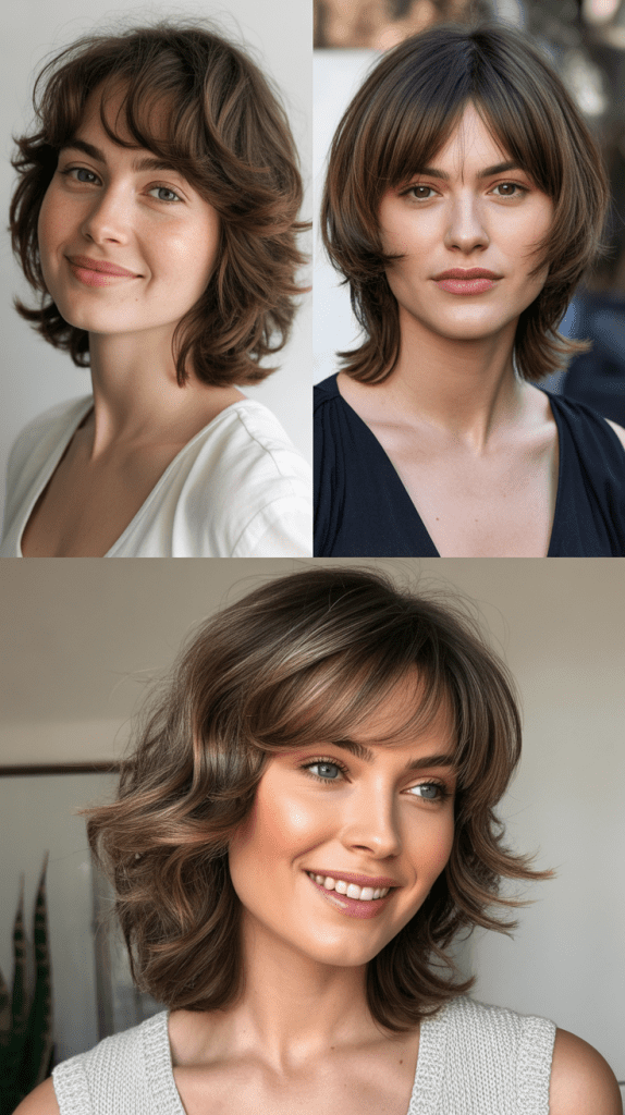 Casual Shag With Relaxed Fringe