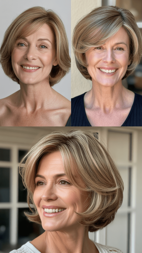 Layered Bob with Face-Framing Pieces