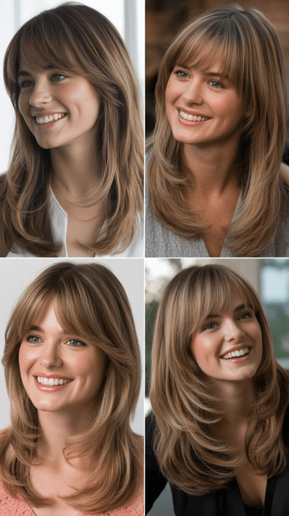 Arched Bangs With Invisible Layers