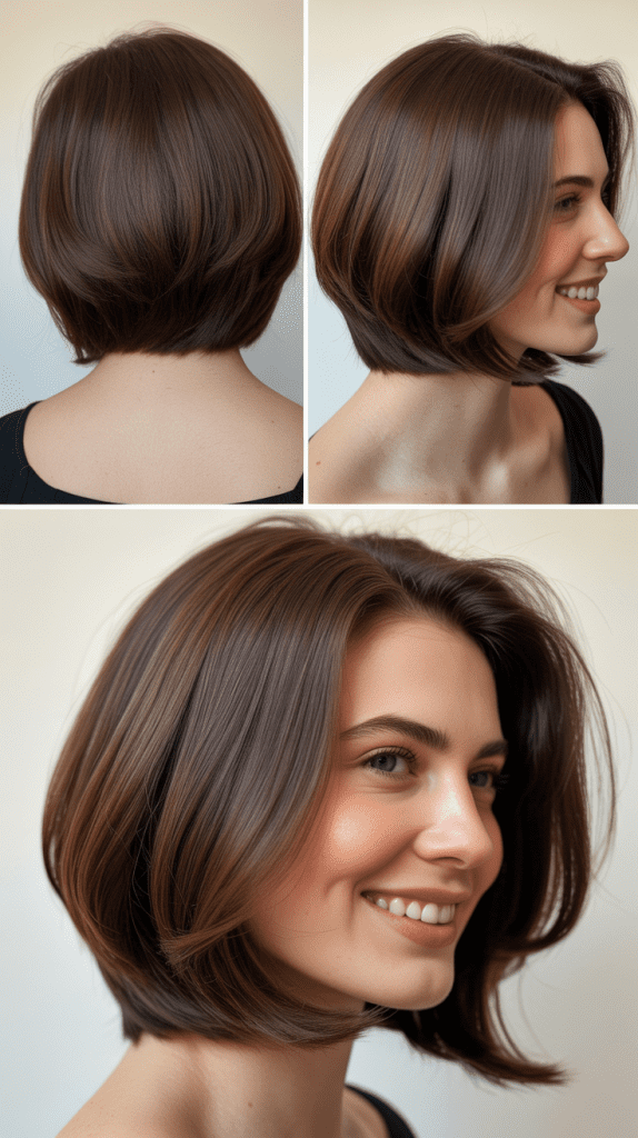 Layered Cut with Graduated Back