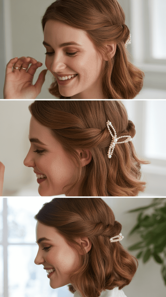 Half-Up Twist with Accessory