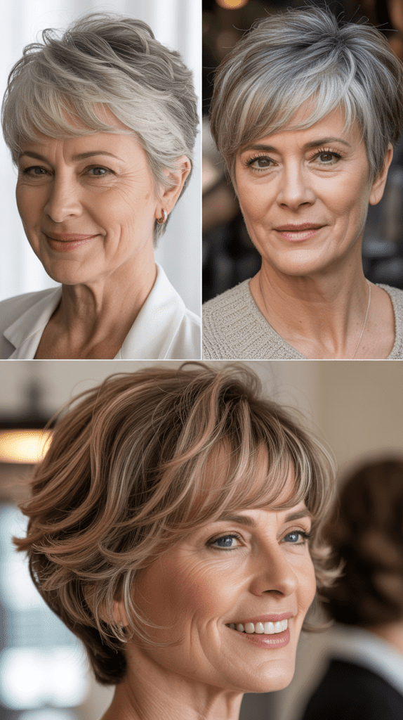 Wispy Bangs with Hidden Undercut