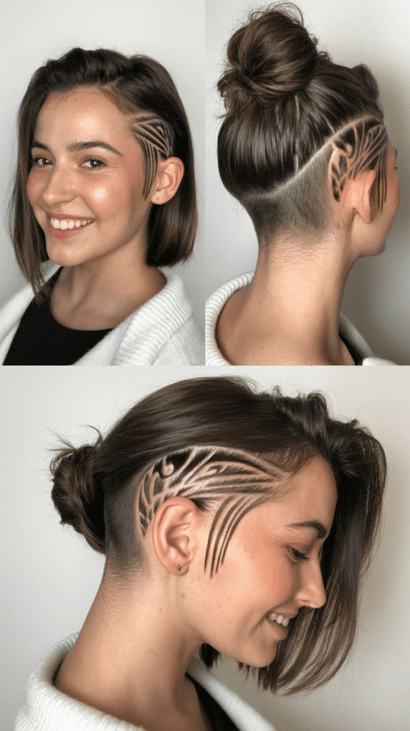 Long Bob with Soft Undercut Design