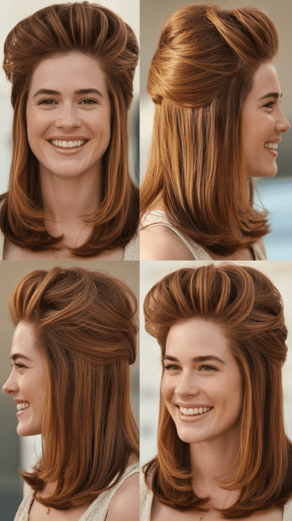 Layered Cut with Crown Volume
