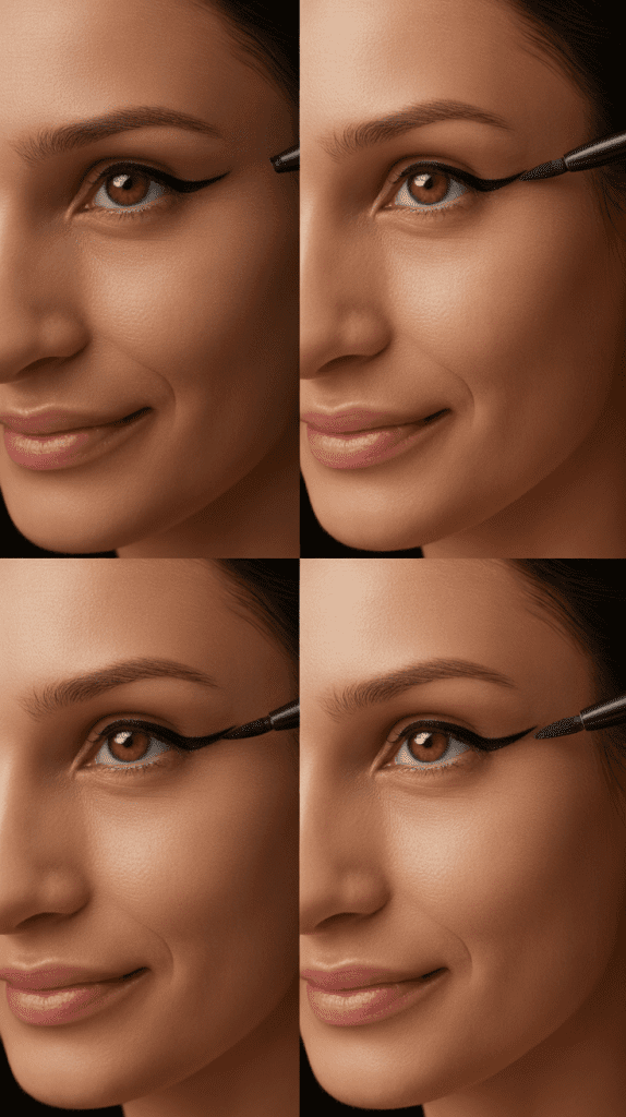 Layer Eyeliners for Depth