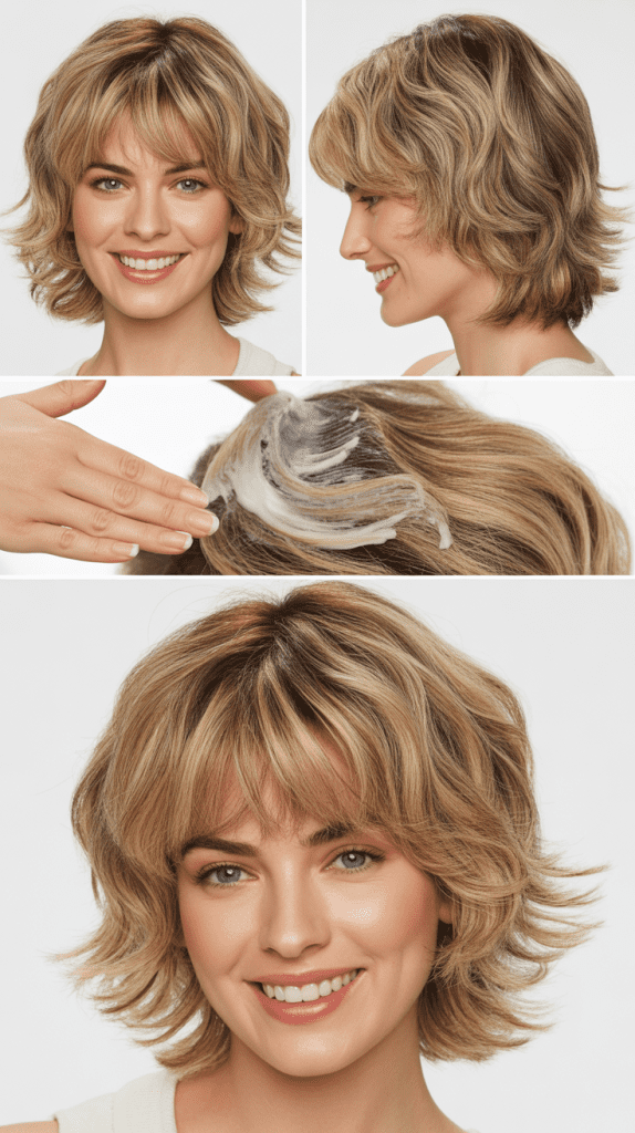 Piece-y Bangs with Medium Shag