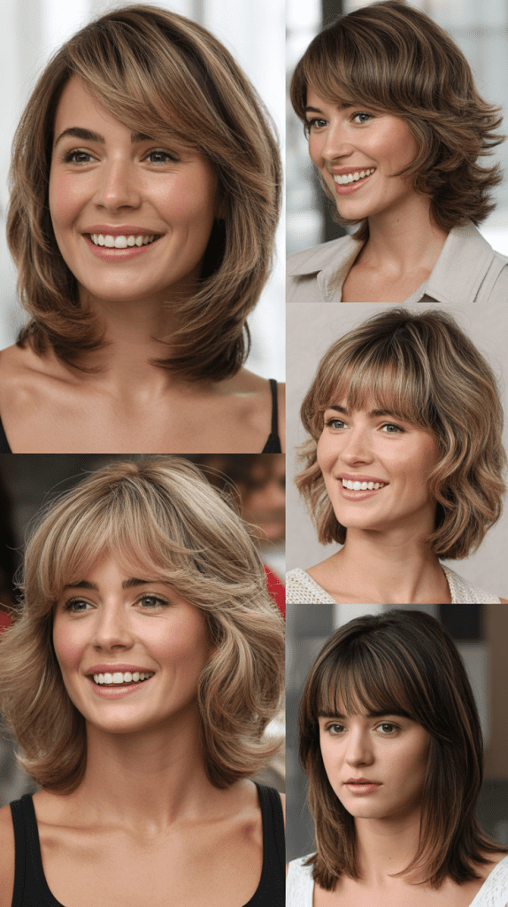 Long Bob with Swoopy Bangs