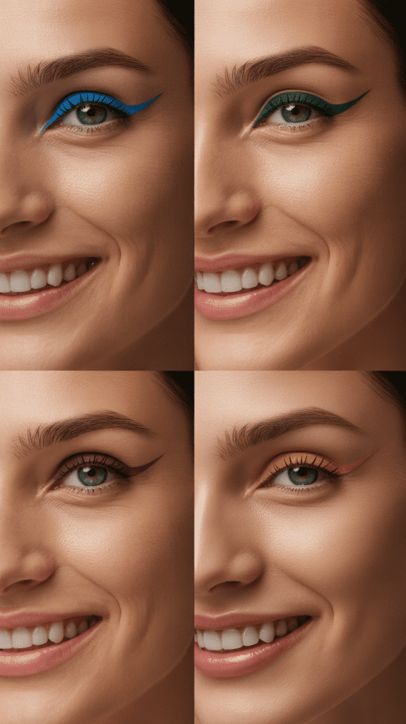 Experiment with Colored Eyeliner