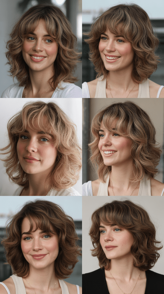 Layered Fringe With Natural Waves