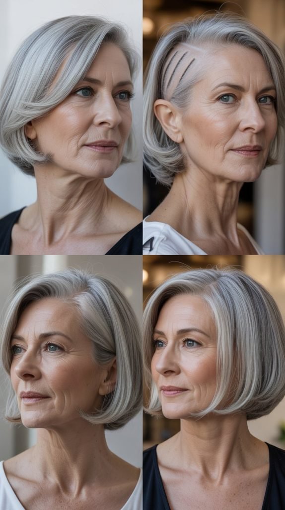 Blunt Lob with Subtle Undercut