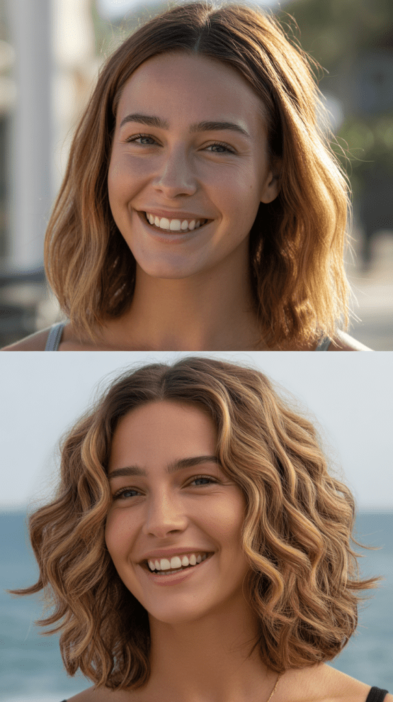 Textured Waves with Middle Part