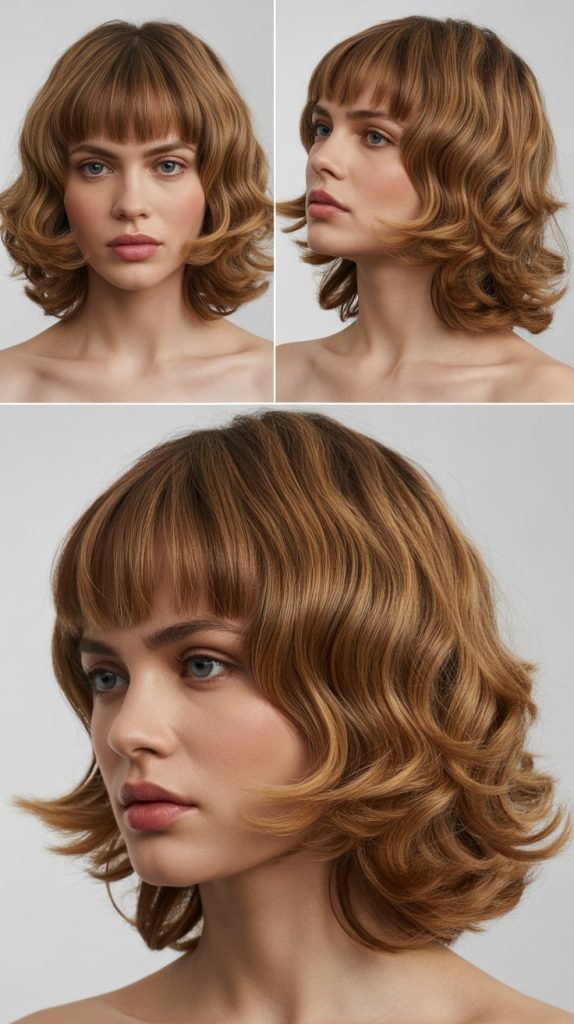 Layers with Baby Bangs