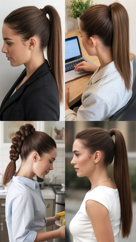 The Sleek High Ponytail