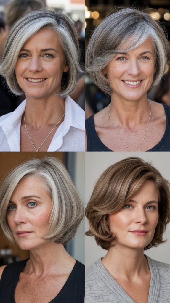 Stacked Bob at Chin Length