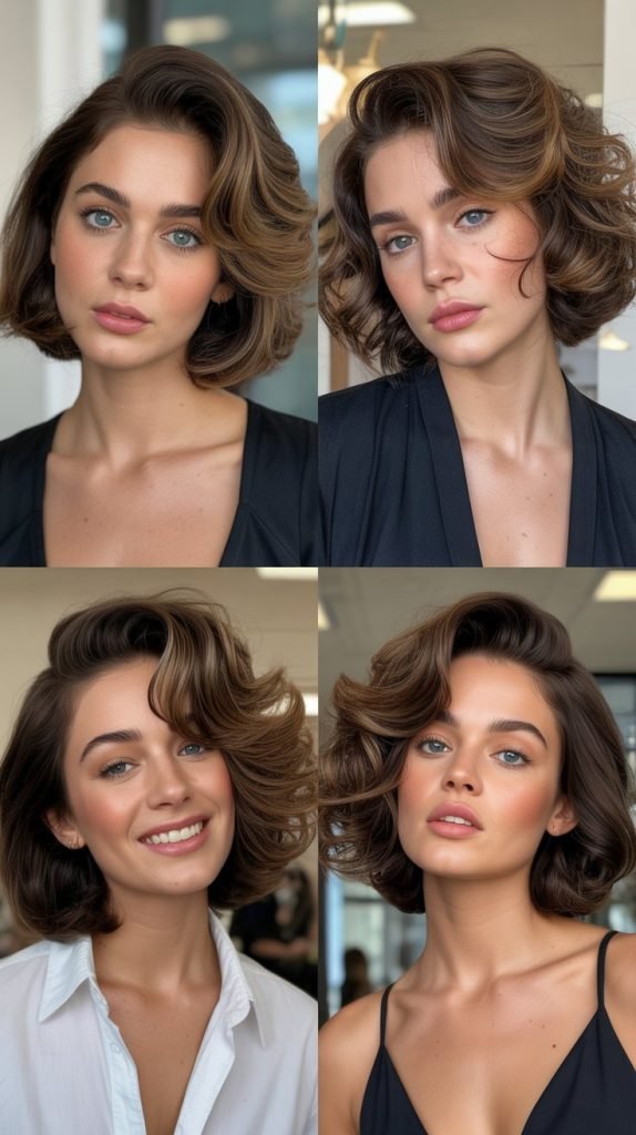 Voluminous Bob with Crown Lift