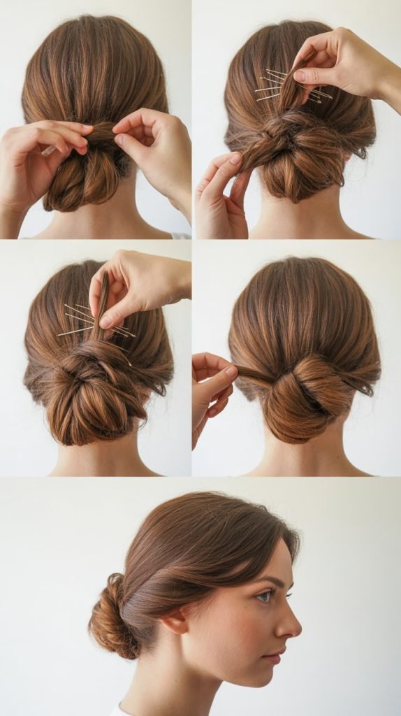 Casual Twisted Updo