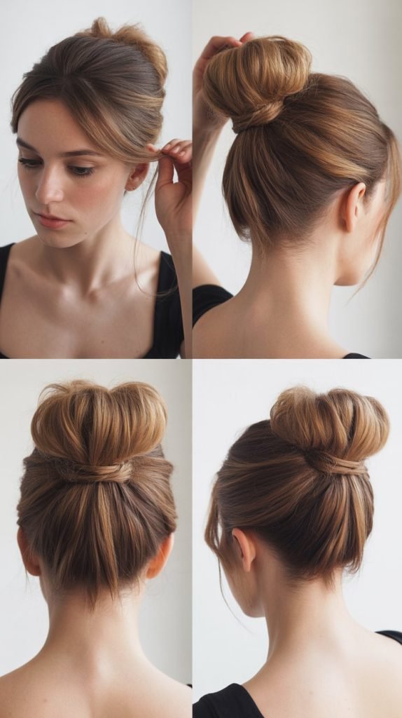 The High Bun with Wrapped Base