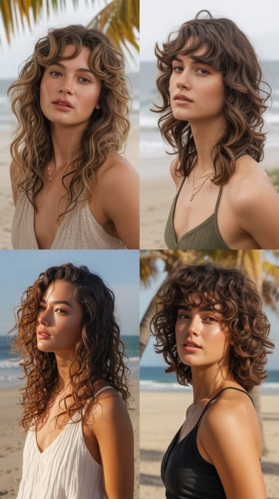 . Layered Wavy Hair For Natural Texture