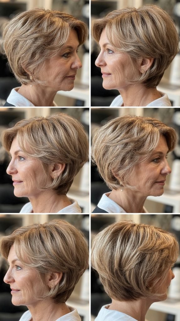  Layered Bob with Razored Texture