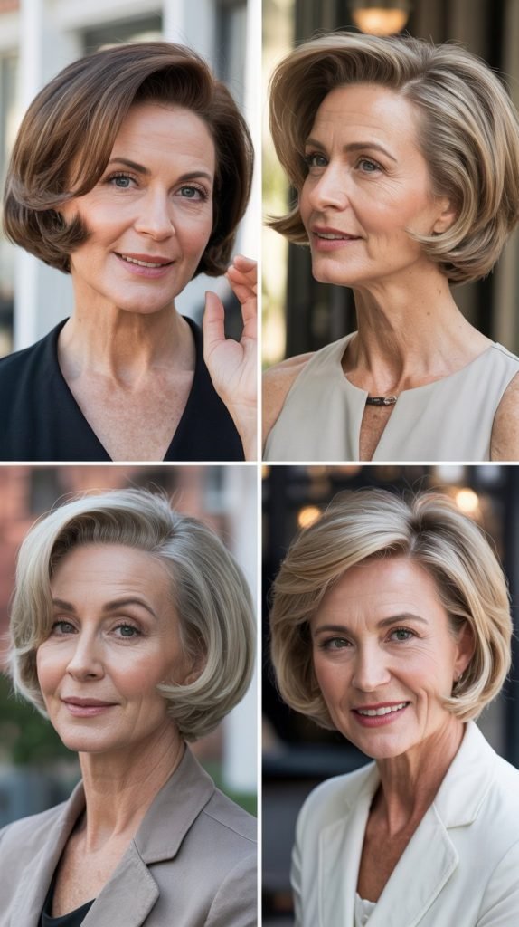  Retro-Inspired Flipped Bob