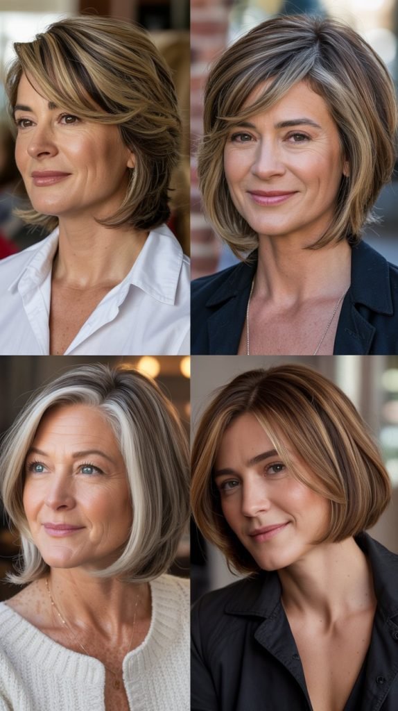 Chin-Length Cut with Highlights