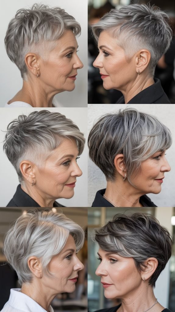 Tapered Cut with Gray Fade
