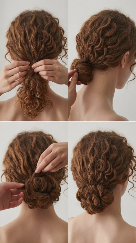The Curly Chignon