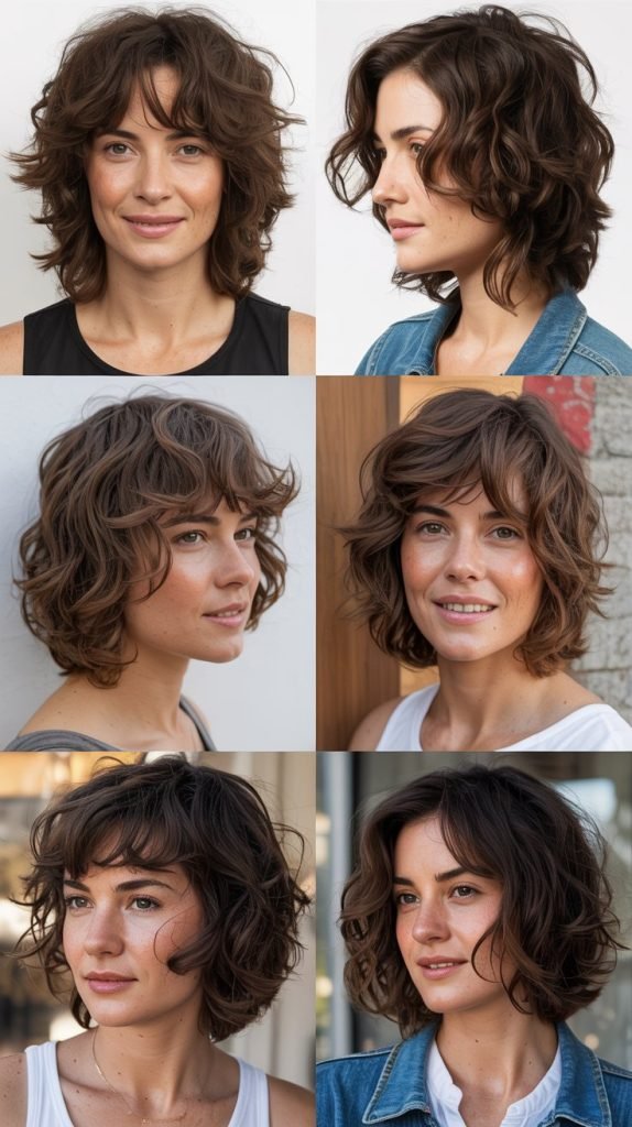 Wavy Shag with Choppy Ends