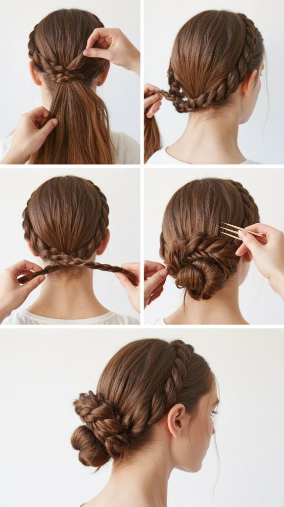 . The Rope Braid Bun