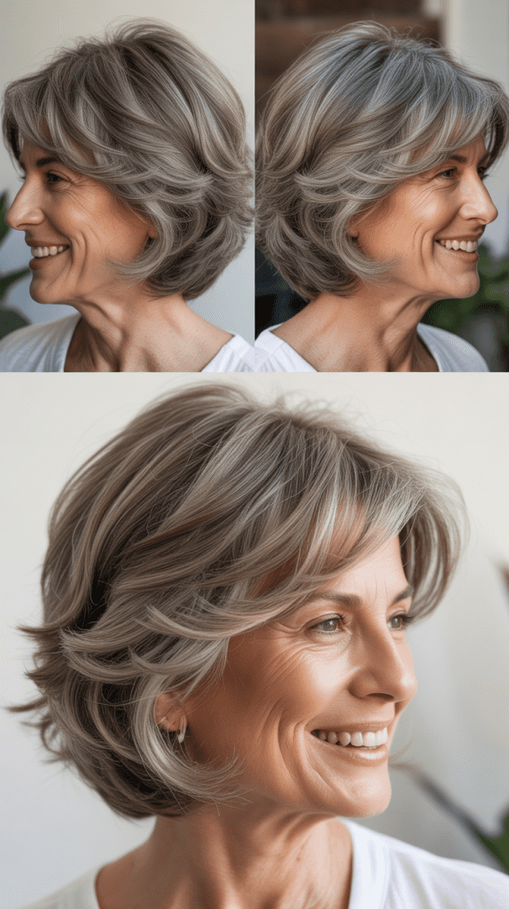 Textured Layered Bob