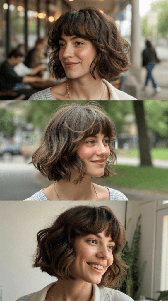 Lived-In Bob With Undone Bangs
