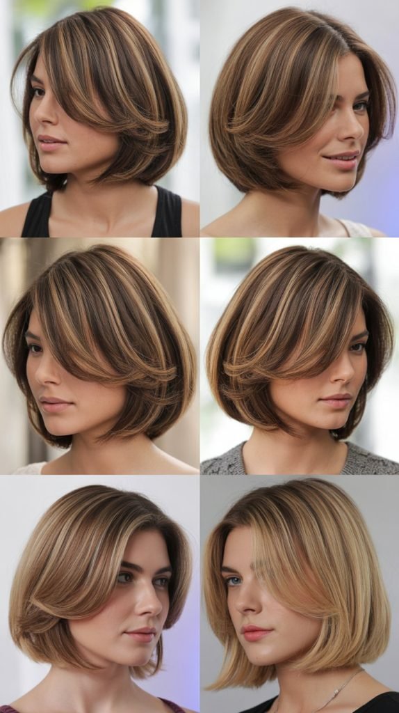Layered Bob with Flipped Ends
