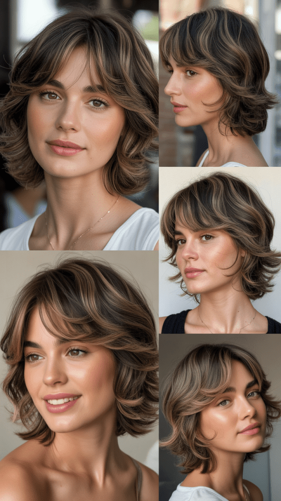 Shag With Invisible Layers and Barely-There Bangs