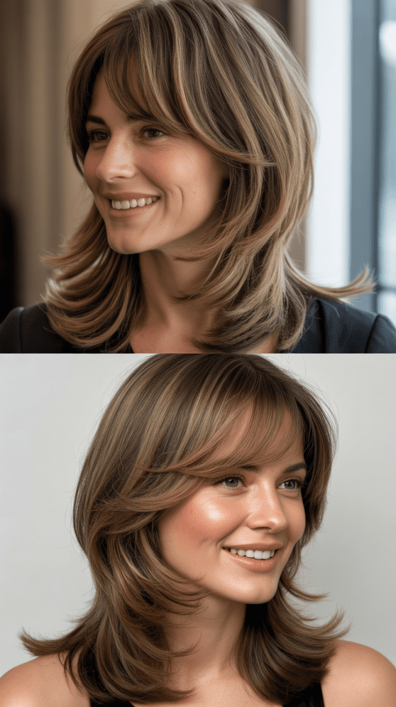 Blended Bangs With Seamless Layers