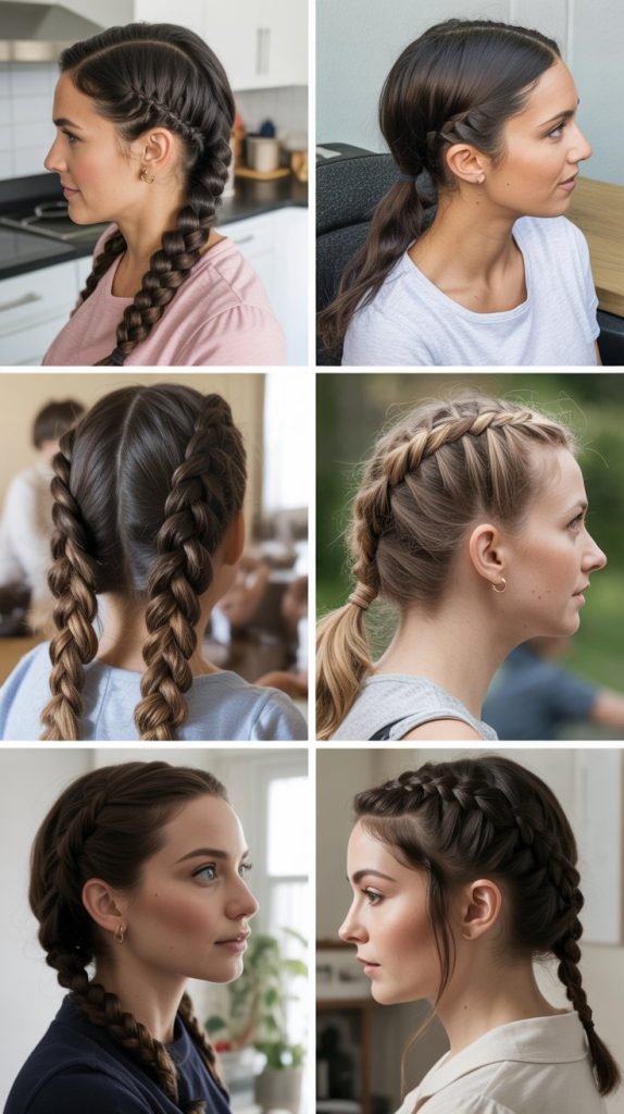 . The Faux Hawk Braid