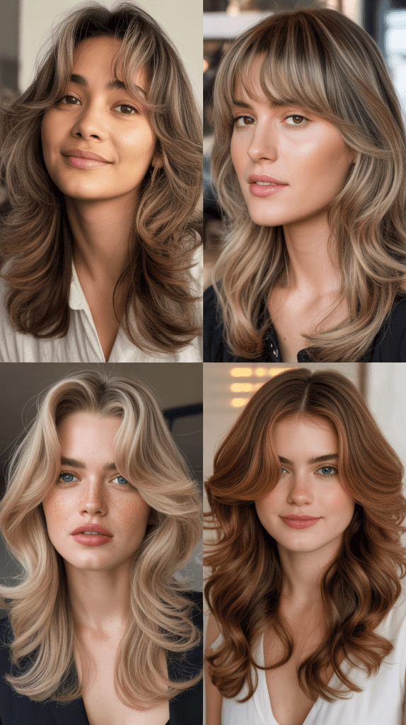  Layered Hair with Wispy Front Pieces