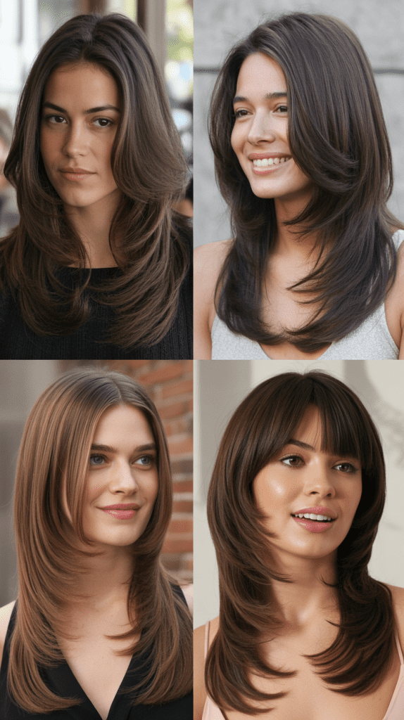 Layered Curtain Effect Front, Full Back