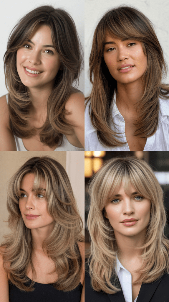 Layered Cut with Micro Bangs