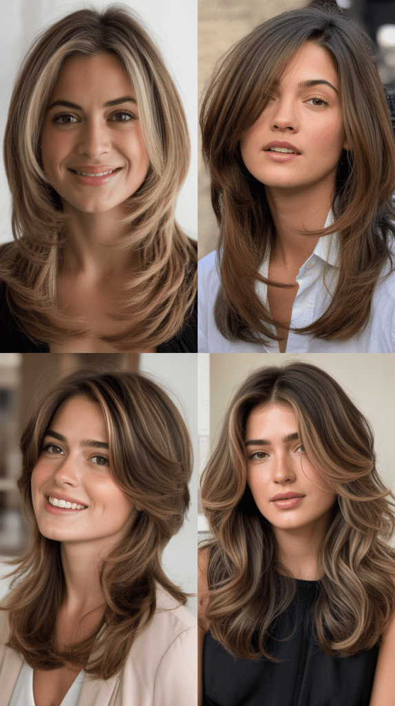  Layered Hair with Volume at Crown