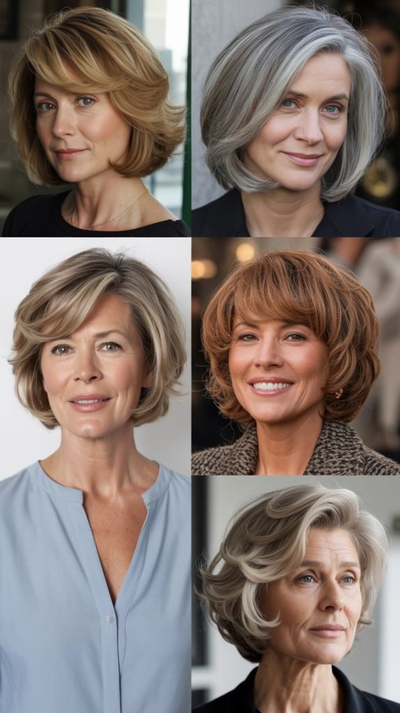 . Voluminous Rounded Bob