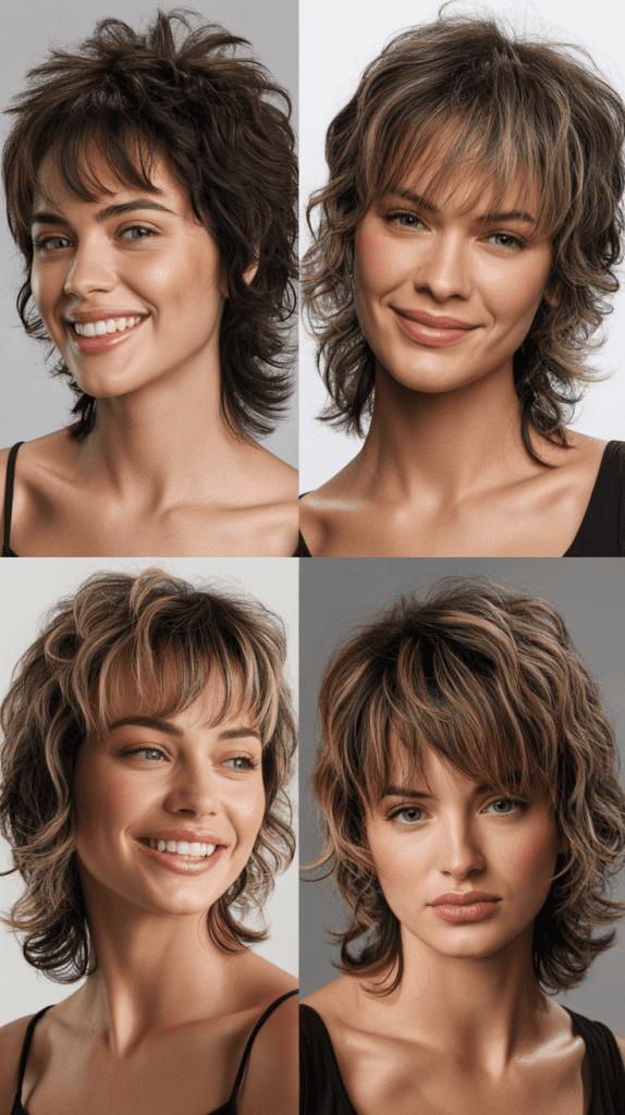 Punk-Inspired Shag With Spiked Fringe