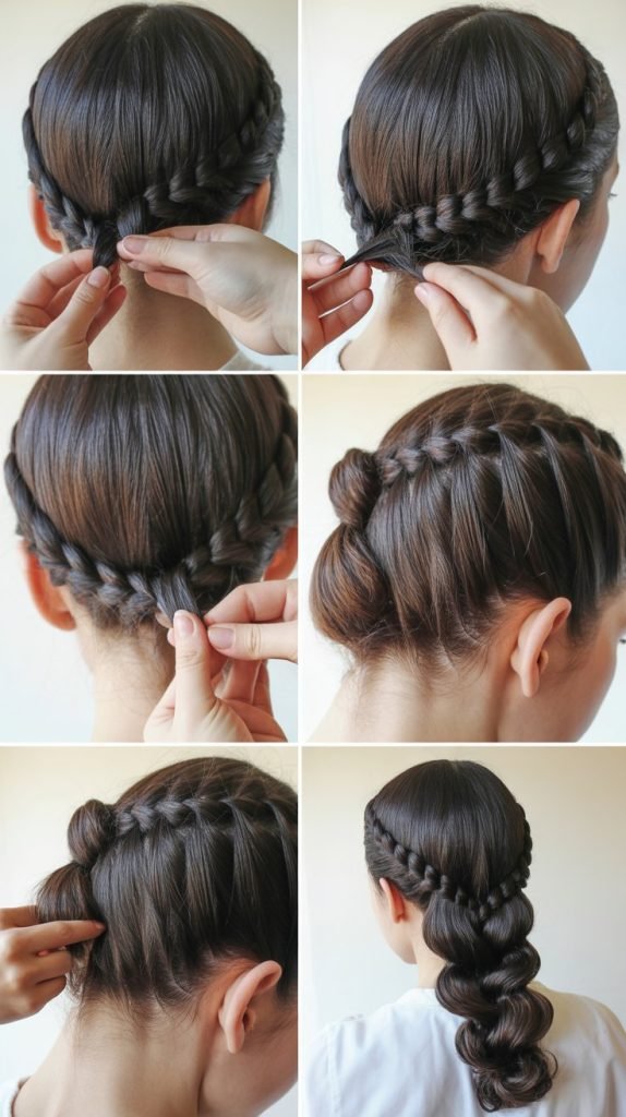 Waterfall Twist with Loose Curls